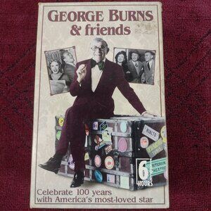 George Burns & Friends Celebrate 100 Years 6 Cassette Tape Set Used